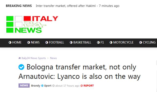 世界杯客户端下载安装-意媒曝博洛尼亚“中超顶薪”强挖阿瑙 但还需一条件